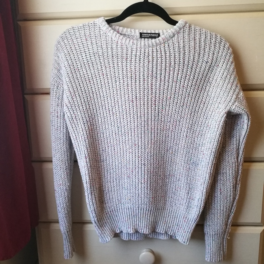 Gray American Apparel sweater